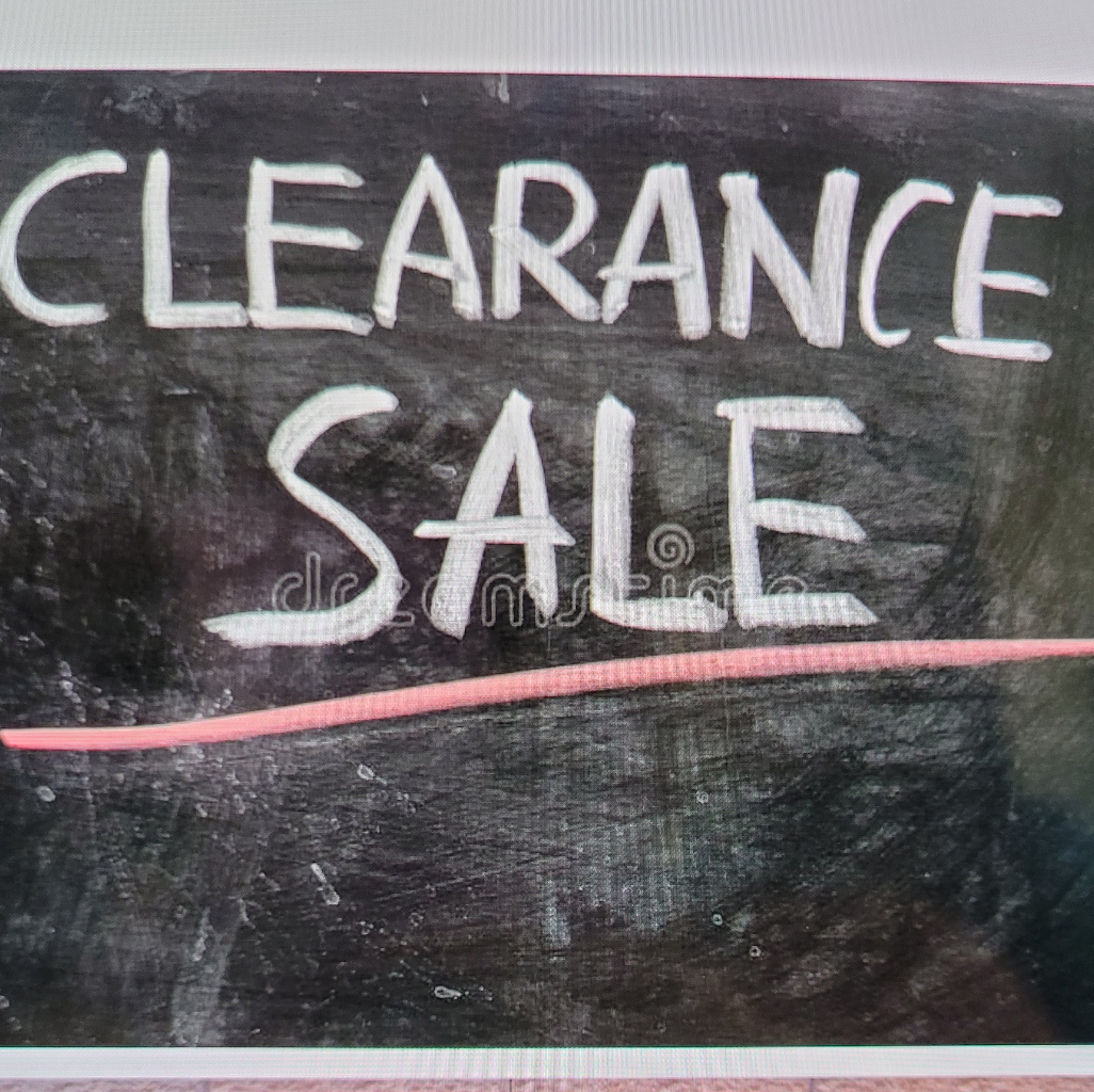 Clearance Sale